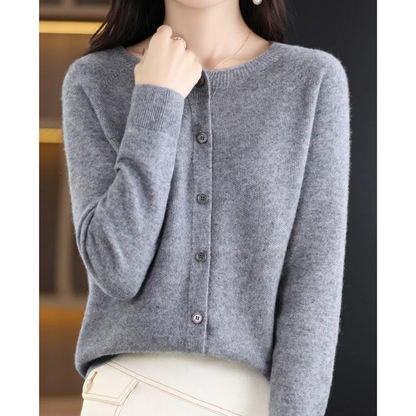 Freja | Klassisk, blød cardigan til kvinder
