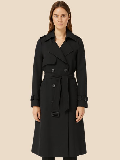 Astrid | Klassisk dobbeltradet trenchcoat til kvinder