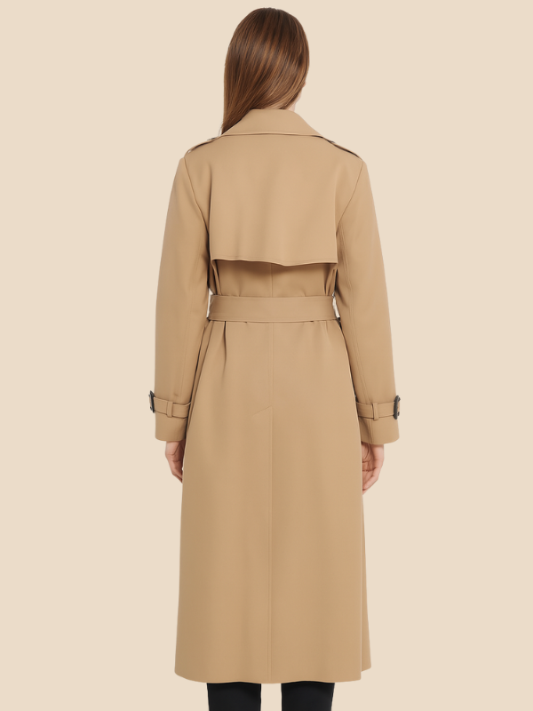 Astrid | Klassisk dobbeltradet trenchcoat til kvinder