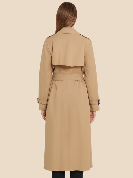 Astrid | Klassisk dobbeltradet trenchcoat til kvinder