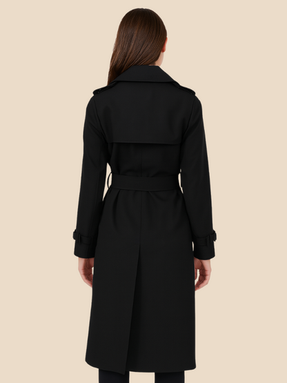 Astrid | Klassisk dobbeltradet trenchcoat til kvinder