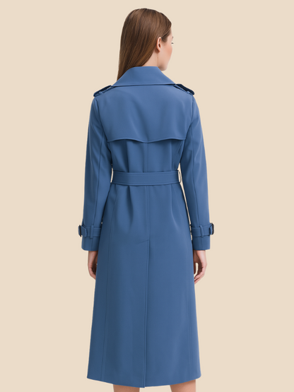 Astrid | Klassisk dobbeltradet trenchcoat til kvinder