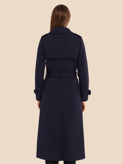Astrid | Klassisk dobbeltradet trenchcoat til kvinder
