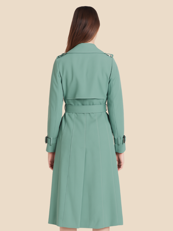 Astrid | Klassisk dobbeltradet trenchcoat til kvinder