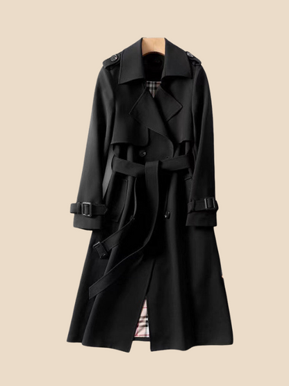 Astrid | Klassisk dobbeltradet trenchcoat til kvinder
