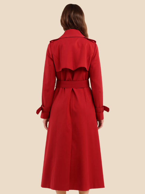 Astrid | Klassisk dobbeltradet trenchcoat til kvinder