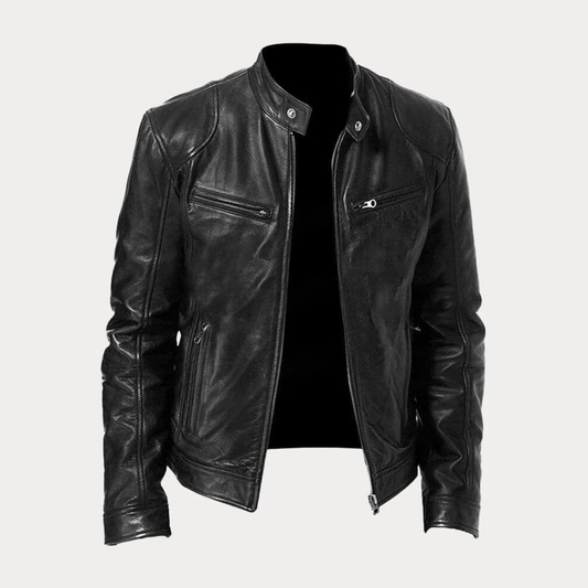 Nikolaj | Men's Insulated Leather Casual Jacket