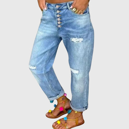 Joy | Mom-jeans med høj talje til kvinder