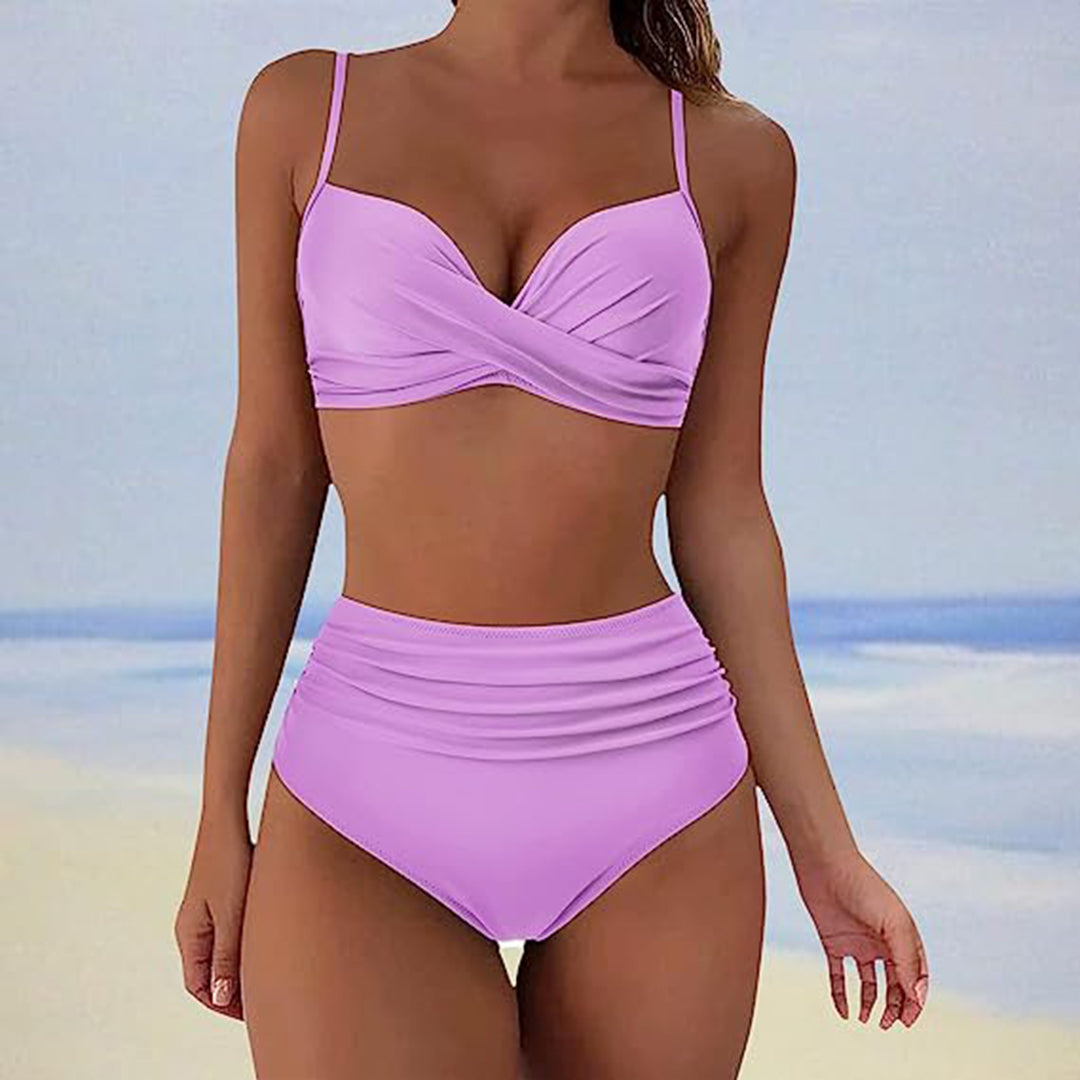 Solvej | Women's High-Waist Classic Bikini Set