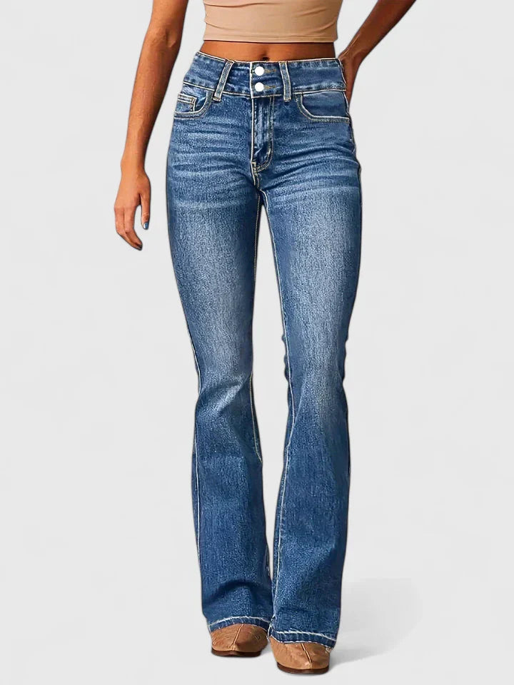 Aurora | Women's Slim Fit Zip Detail Elegant Pants
