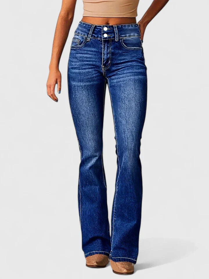 Aurora | Women's Slim Fit Zip Detail Elegant Pants