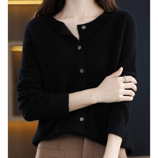 Freja | Klassisk, blød cardigan til kvinder