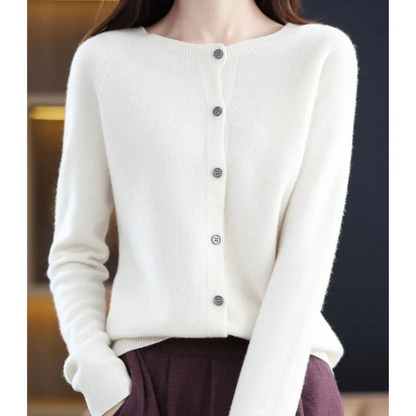 Freja | Klassisk, blød cardigan til kvinder