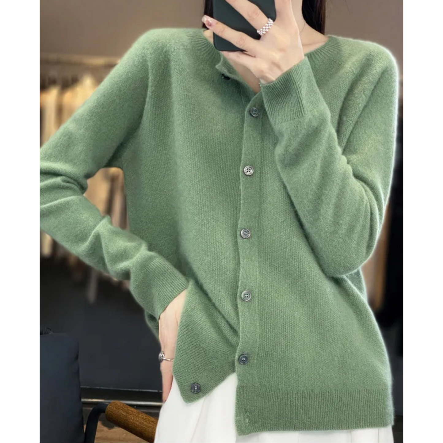 Freja | Klassisk, blød cardigan til kvinder